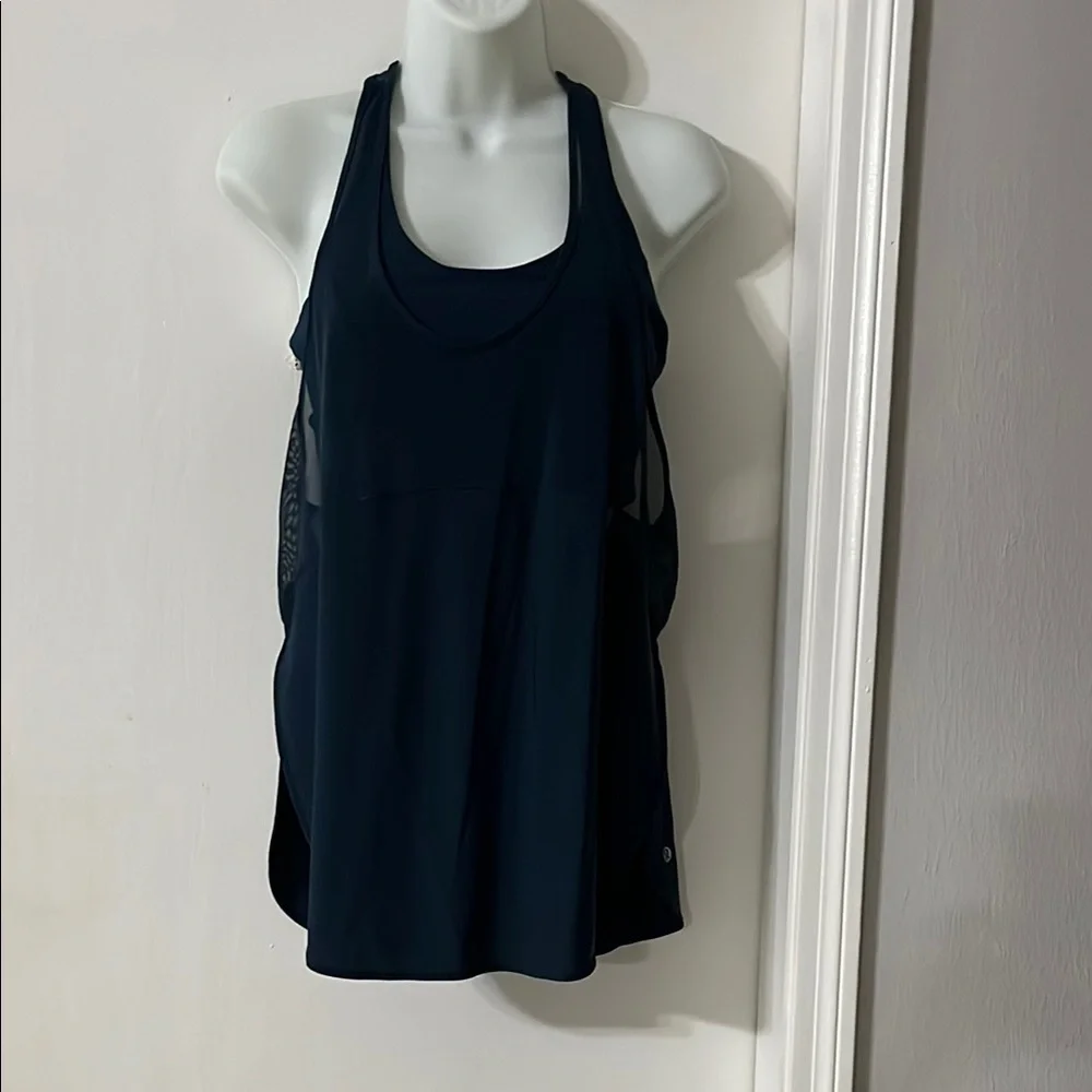 Lululemon Athletica teal green Racerback Tank Top